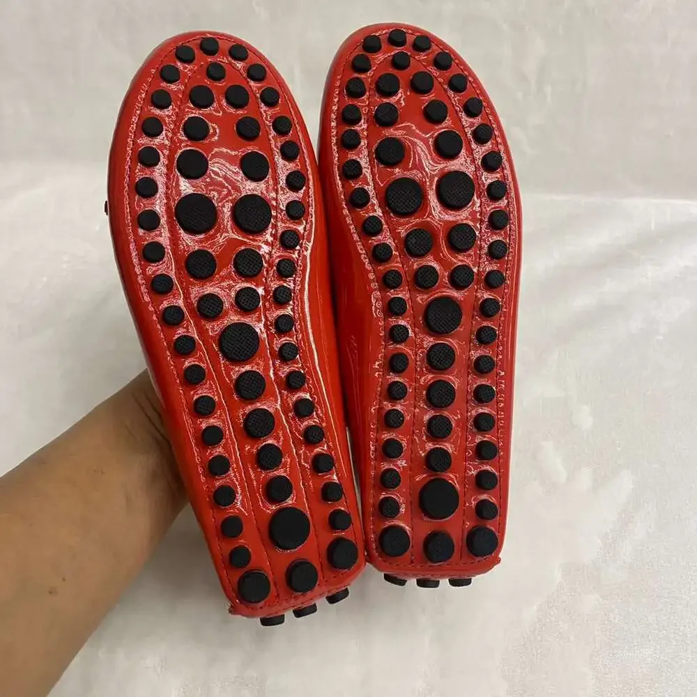 Mercanti Fiorentini Women's Coral Moccasin Leather Made in Brazil Sz 6.5B